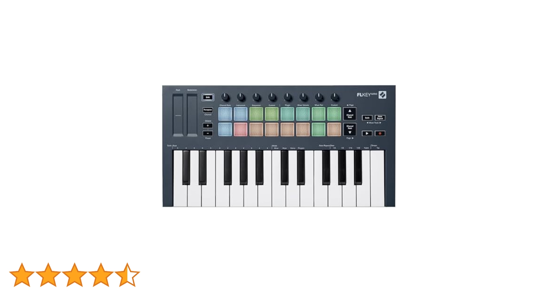 FLKEY MIDI コンパクトMIDIキーボード Amazon.co.jp: novation ノベーション/FL KEY MINI MIDI